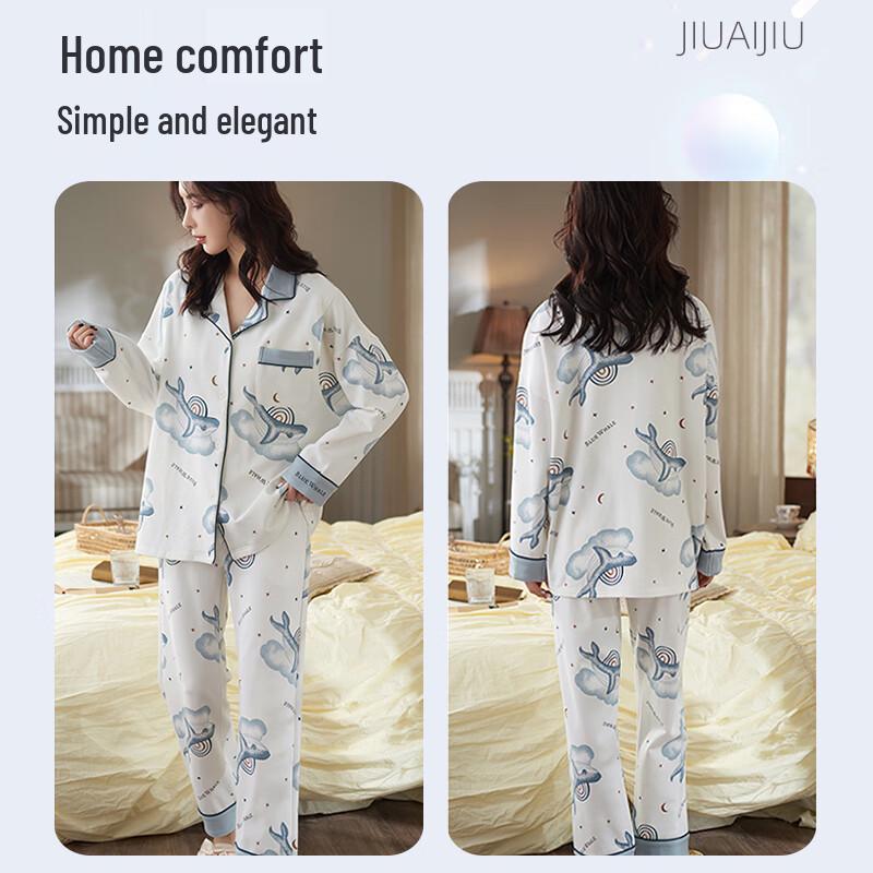 9i9 Pure Cotton Maternity Nursing Pajama Set