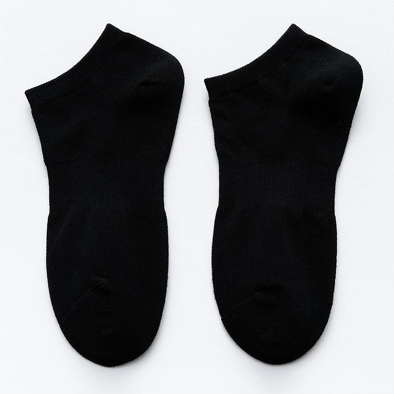 Popular Women 3 Length Crew Ankle Short Cheap Socks White Black Grey Solid Color Daily Work Socks