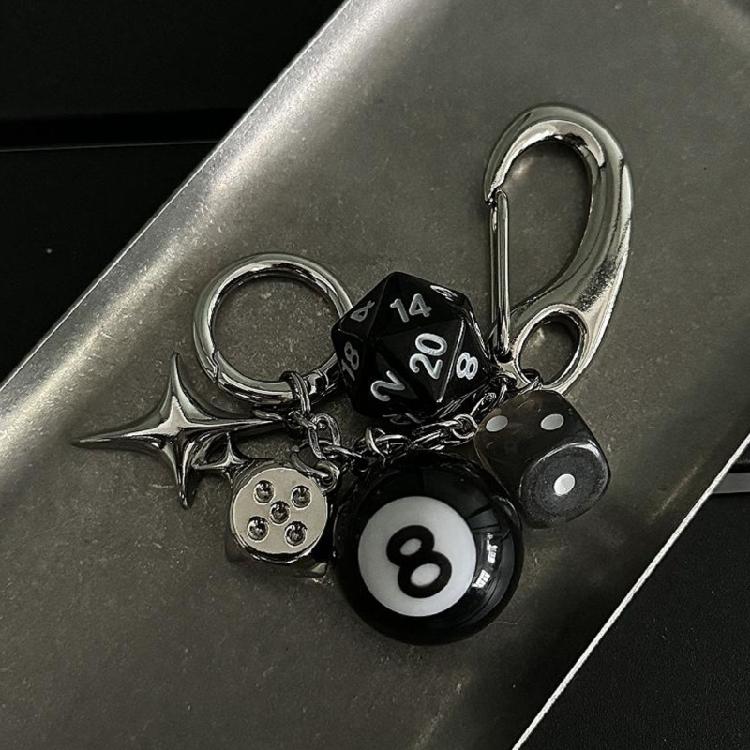 Fashionable Dices Style Phone Bag Adornment Designed For Those Who Appreciate Unique Details And Versatility