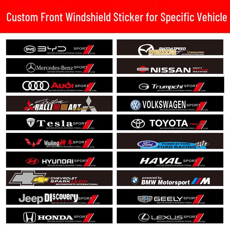 Changan Car Windshield Sunshade & Emblem Stickers for UNI-V, CS55, CS35, CS75