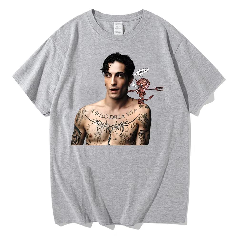 Damiano David VOICES T-shirts Damiano David 2025 Men Women Clothing Harajuku High Quality Tops Cotton Tshirts  Trends Tees