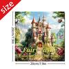 Fairy Castle Coloring Book 20 Page Gift for Birthday Party Relieve Stress Kill Time Graffiti Painting Drawing Art