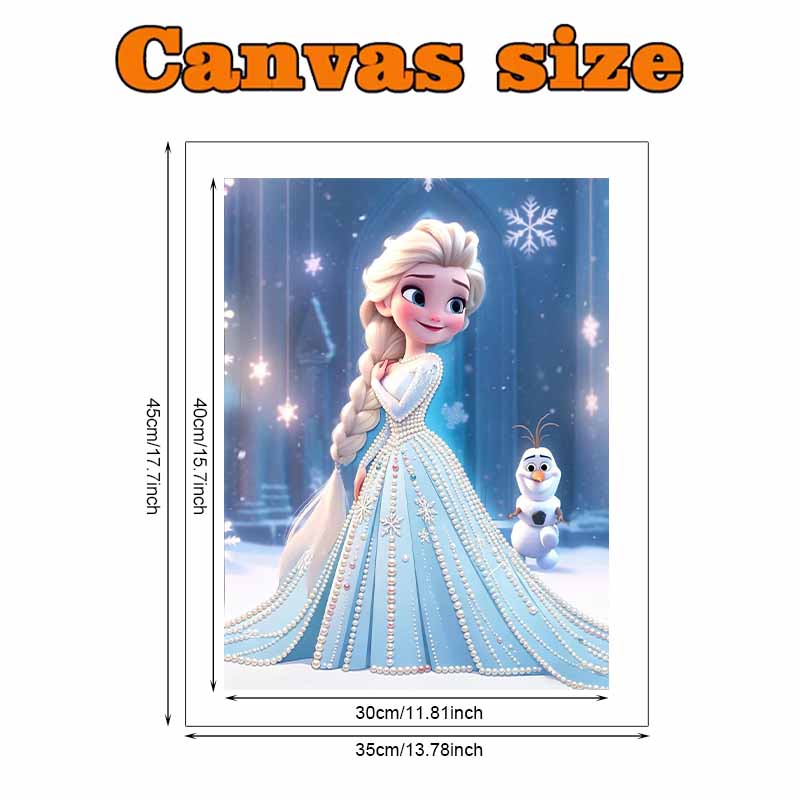 Disney Pearl Painting Elsa DIY Pearl Painting Gem Art Pearl Dot Painting Picture Crafts Adult Beginner Gifts Home Decor
