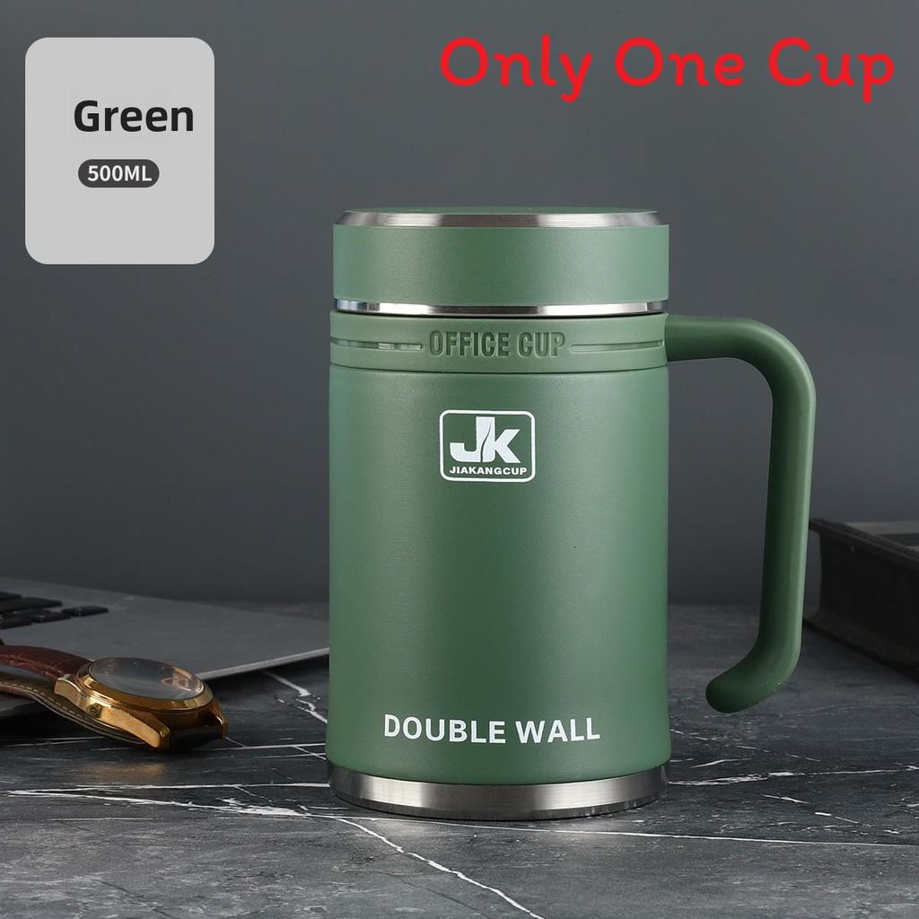 Stainless Steel Travel Mug With Leakproof Lid And Vacuum Insulation For Commuters