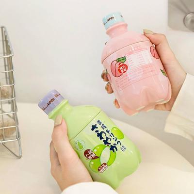 Soda Can Ceramic Cup Creative Cola Mug with Lid Water Cup for Friends and Girlfriends Gift Cup Warm Hand Cup Drinkware
