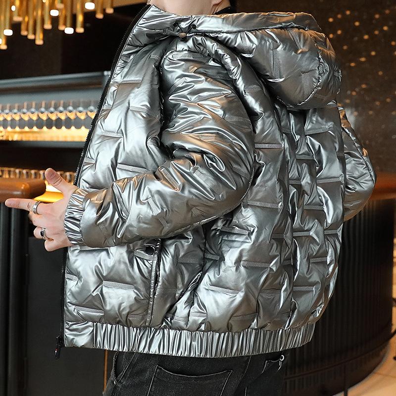 

Мужская осенне-зимняя утепленная куртка с капюшоном, теплая куртка больших размеров, яркая повседневная верхняя одежда XS