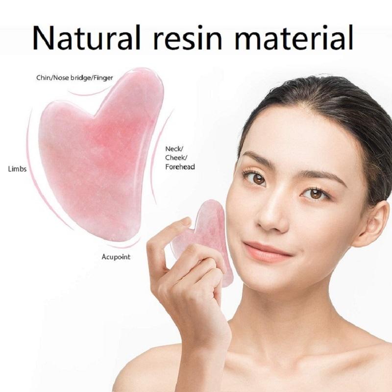 Resin Gousha Stone for The Face Roller Gouache Scraper Gousha Stone Gowoman Face Roller Gua Sha Tool Face Roller Massager