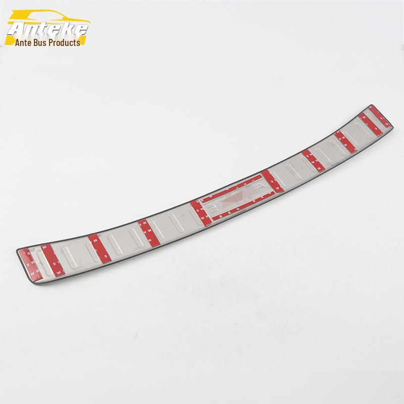 Kompatibel mit 16 Arrizo 5-Modellen: Heckschutzplatte aus Edelstahl und Pedalaufkleber zum Schutz des Kofferraums