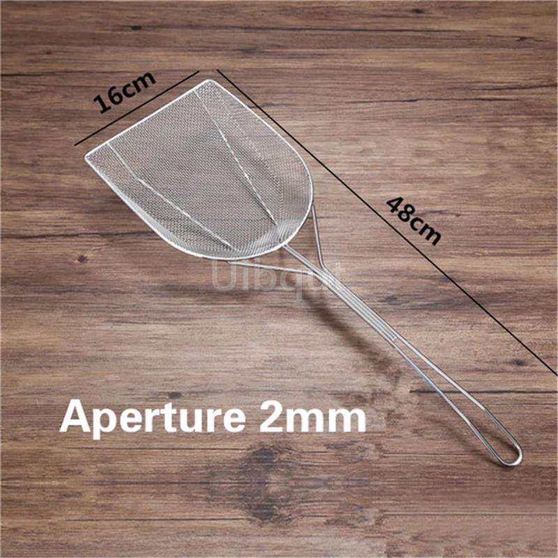 Stainless steel fryer screen French fries frame square filter net encrypt colander strainers shaped Frying mesh basket strainer