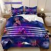 Bold Expressions Big Bang Era Bedding (1 * Duvet Cover + 2 * Pillowcase, Without Core) 2D Flat Bedding Set Duvet Cover and Pillowcase