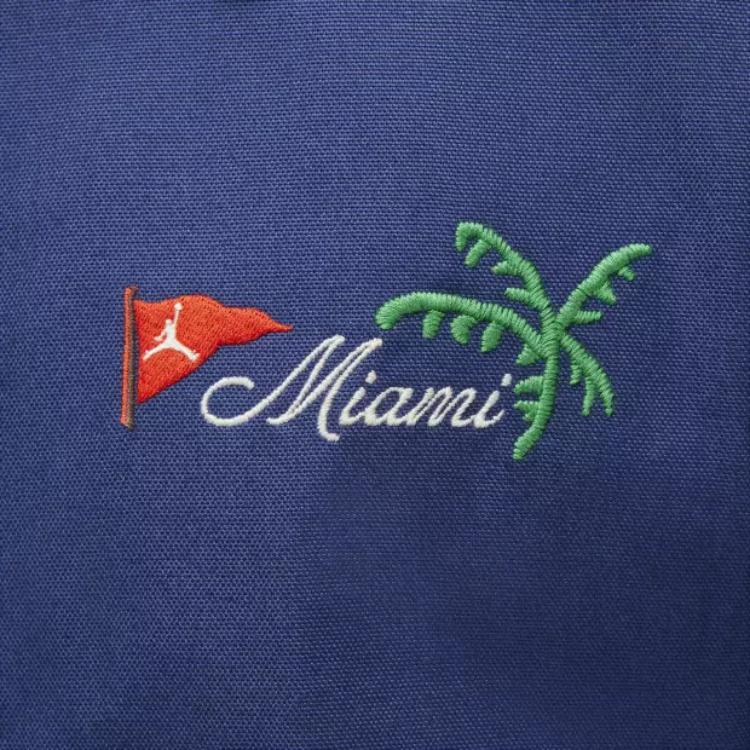 Jordan X SoleFly Collaboration Sports Embroidered Pattern Zip Jacket Men Jacket Blue FQ3805-410