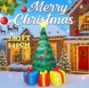 7.87FT Inflatable Christmas Tree Gift Boxes Toy Home Ornaments Xmas Christmas Decorations for Garden Christmas Supplies Festive