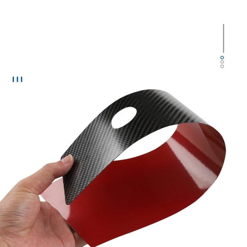 4pcs Carbon Fiber Car Window B-Pillar Trim Sticker For BMW GT F07 5 Series 2010-2017 Auto Door Pillars Accessories