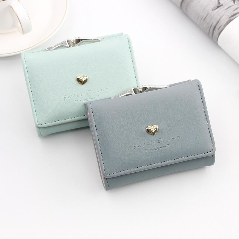 Women's Wallet Short Cartoon Cute Zero Wallet Coin Purses Bag Girl Small Lady Wallet Cardholder