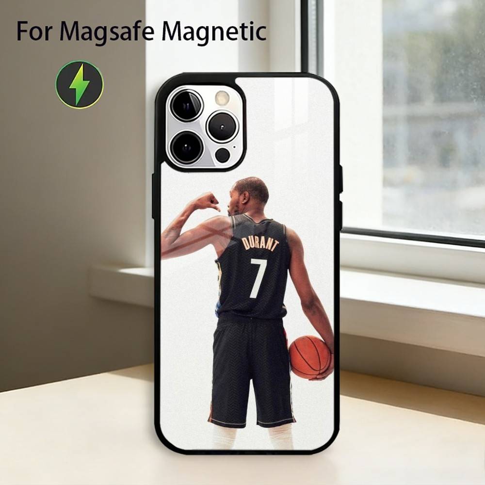 Basketball Sport Kevin Durant Handyhülle Für iPhone17,16,15,14,13,12,11 Plus,Pro Magnetisch Für Magsafe Kabelloses Laden