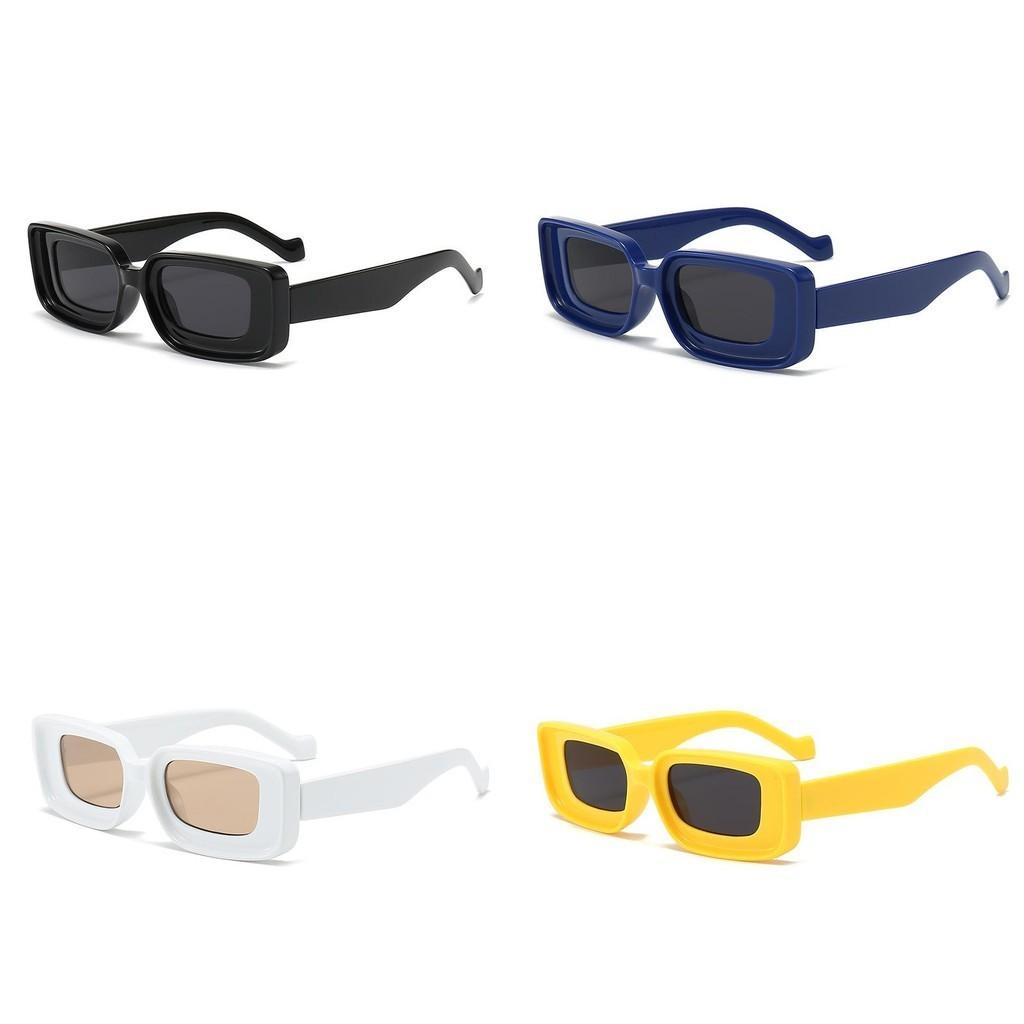 Cool Street Punk Style Small Frame Square Sunglasses Outdoor Sun Protection