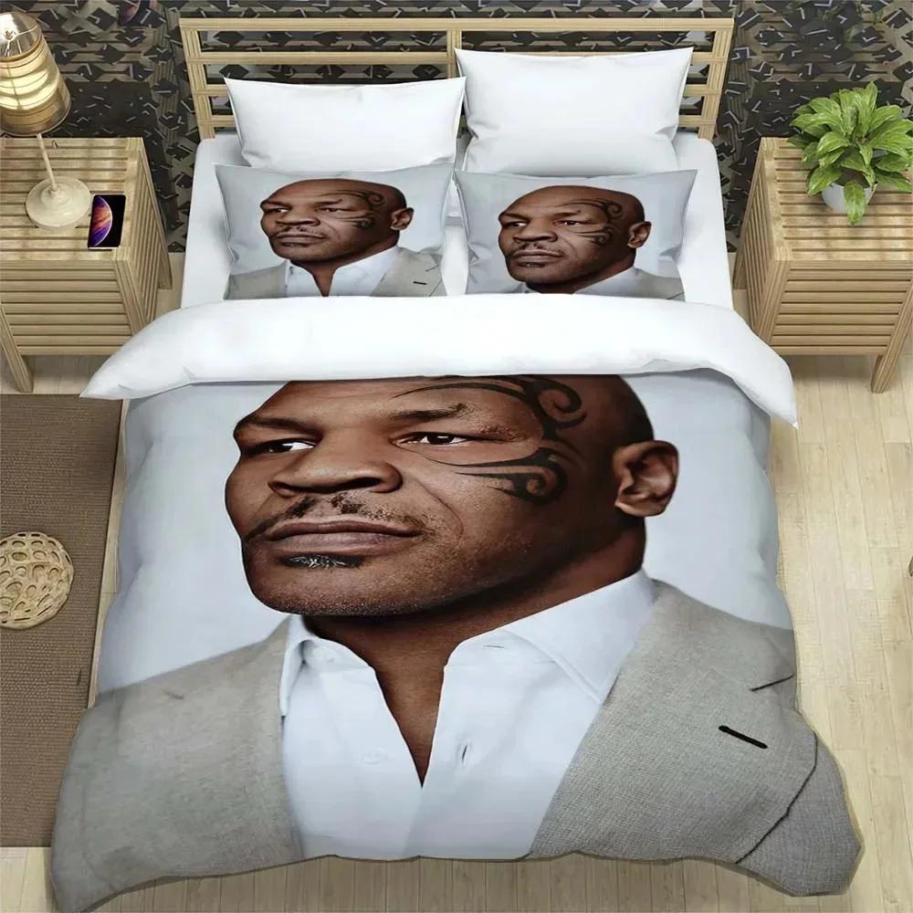 

Comforter Boxing Champion Mike Tyson Fashion 3D Printed Bedding Queen Bedding Set King Size Bedding Set Soft And Comfortable Comforter (quilt)-EU Single(135*200cm)3pcs