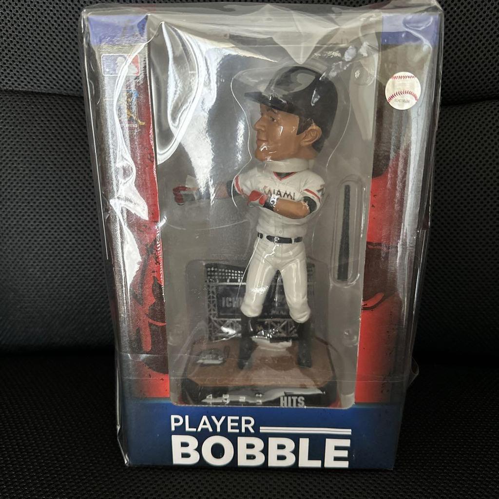 [USED] MIAMI PLAYER BOBBLE HEAD FIGURE Ichiro
