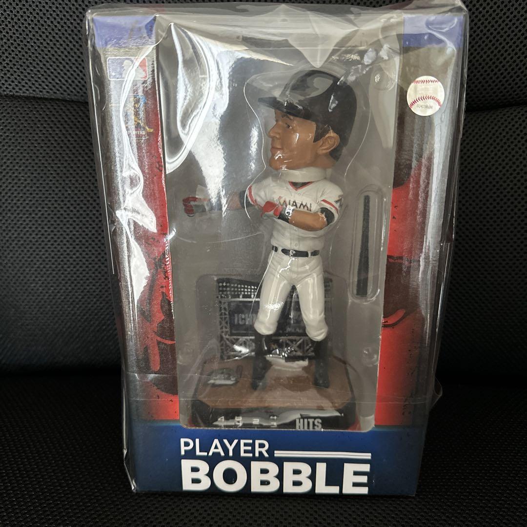

[USED] MIAMI PLAYER BOBBLE HEAD FIGURE Ichiro