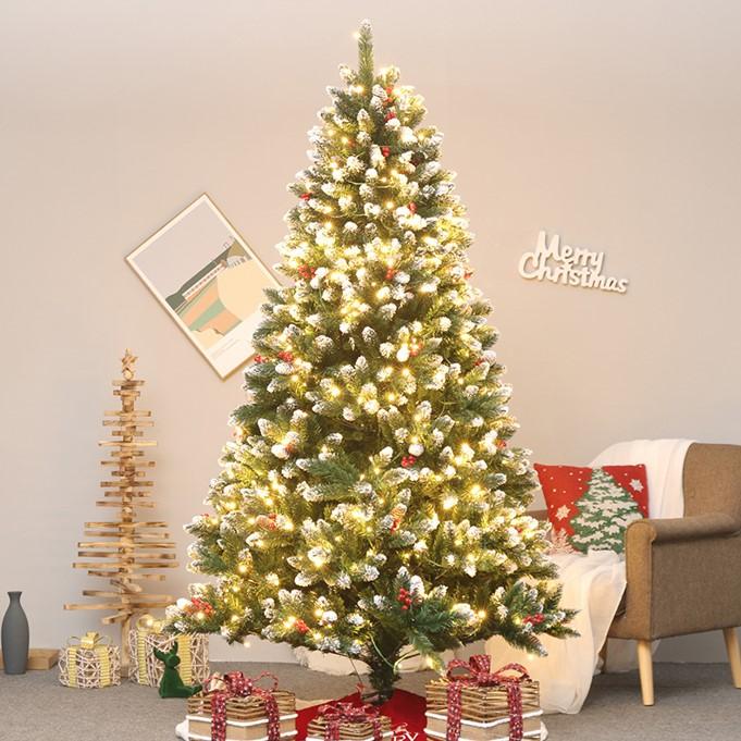 StarryLights artificial Christmas tree 180 cm x 78 cm with LED lighting
