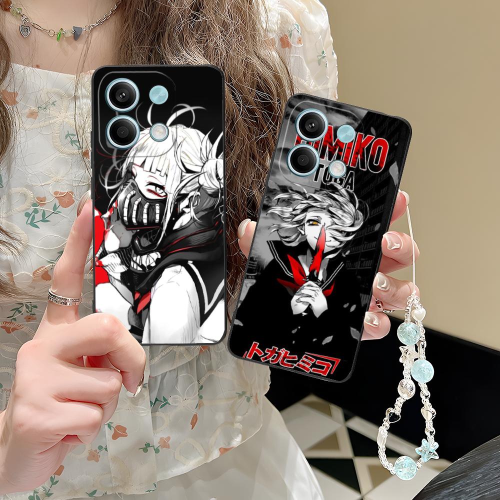 Hero Academia Himiko Toga Phone Case for POCO M6 M5 M4 M3 X7 X6 X5 X4 X3 F6 F5 F4 Pro GT 5G Colour Printing Luxury Pretty Cover