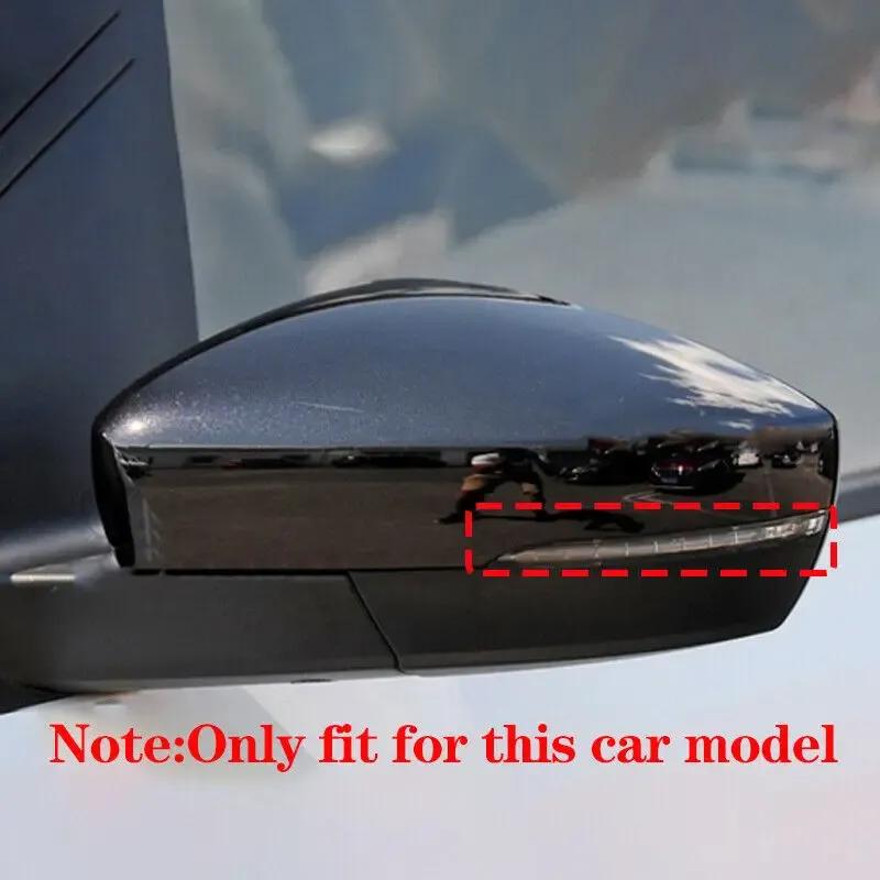 For VW Polo Mk5 6R 6C 2009-2017 ABS Car Rearview Side Mirror Cover Wing Cap Exterior Door Housing Shell Trim Replacement