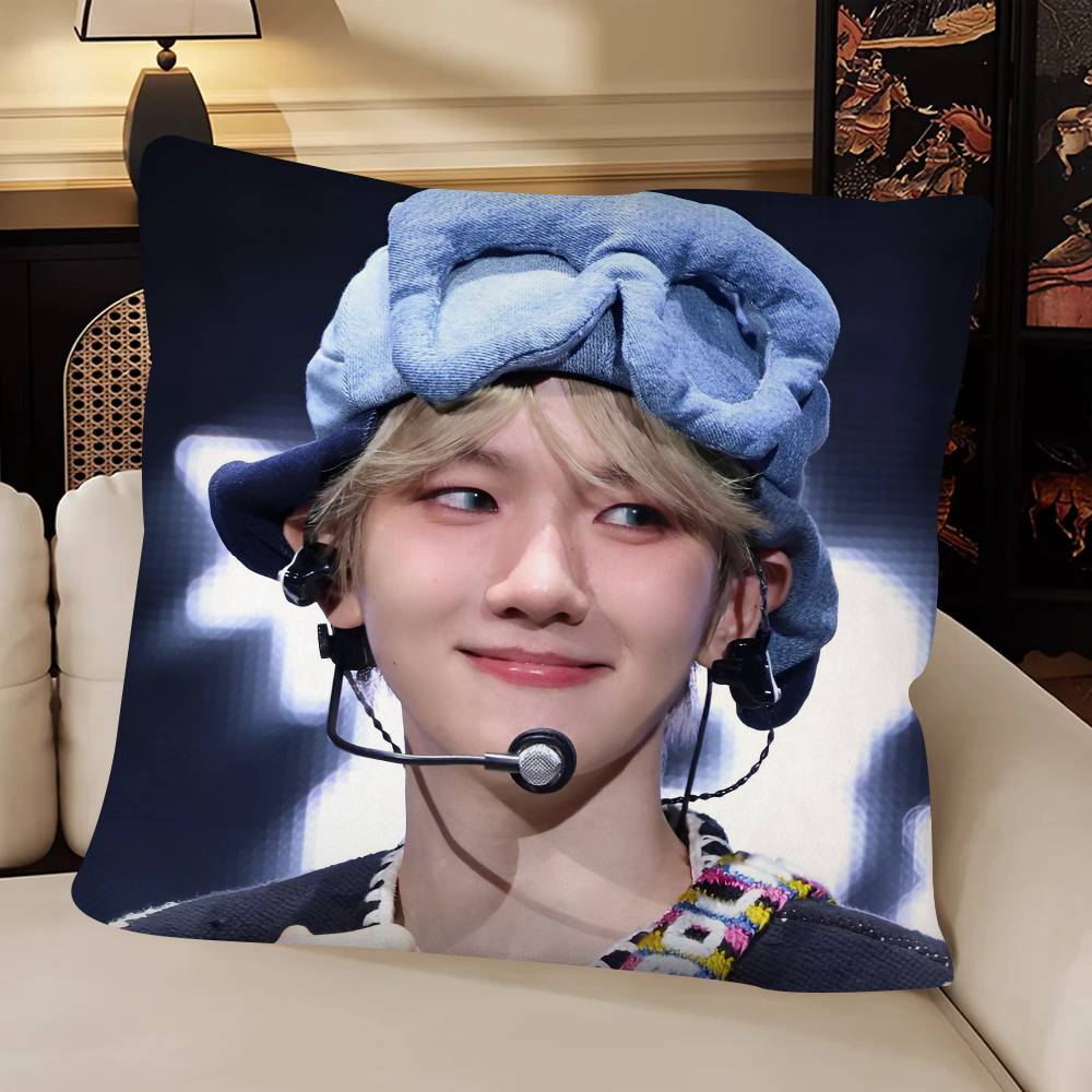 Singer BByun Baekhyun Pillow Case Fashion Square Pillowcase Bedroom Sofa Room Ins Decoration Leisure