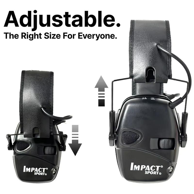 Tactical Shooting Earmuffs Electronic Sound Amplification Anti-Noise Hearing Protection Headset for Outdoor Sports