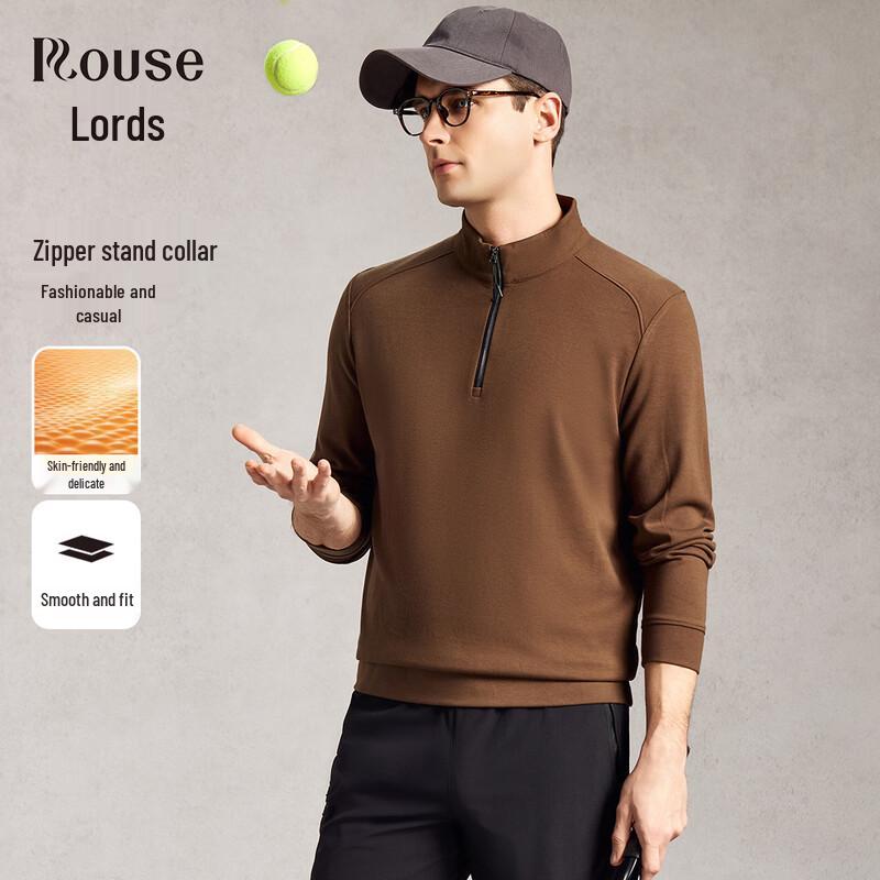 Lawson Men s Easy Care Stand Collar Pullover 2XL/54
