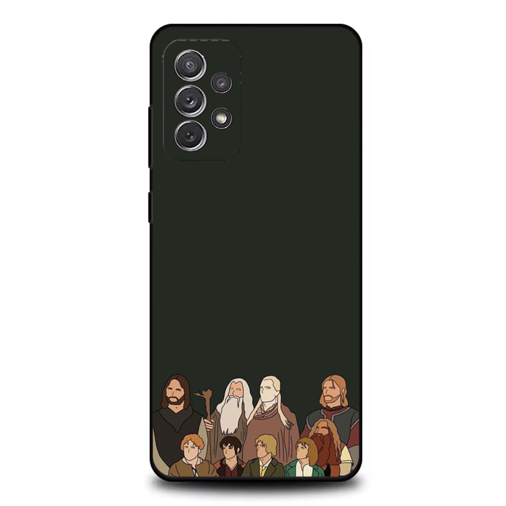 Movie The L-Lord R-Rings Phone Case For Samsung S25,S24,S21,S22,S23,S30,Ultra,S20,Plus,Fe,Lite,Note,10,9,5G Black Cover