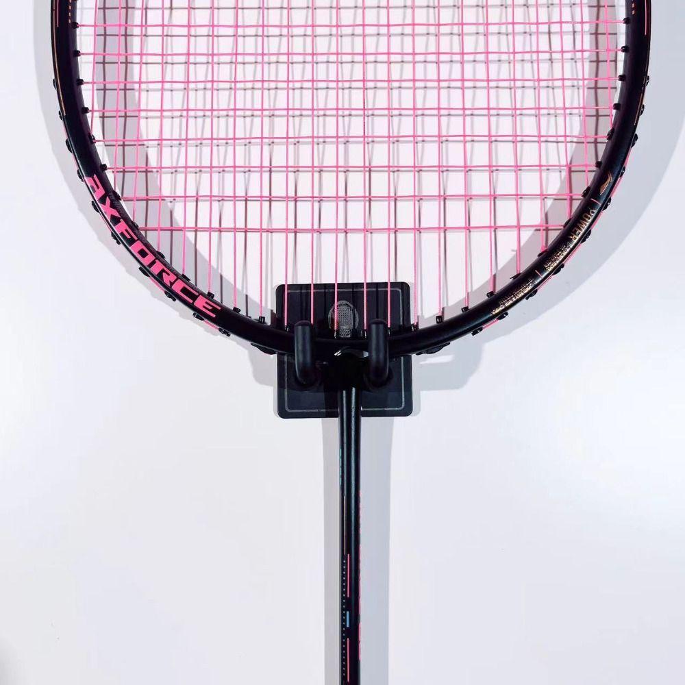 Wall Hook Storage Wall Mounted Racket Holder Stainless Steel Tennis Storage Rack  Game Room