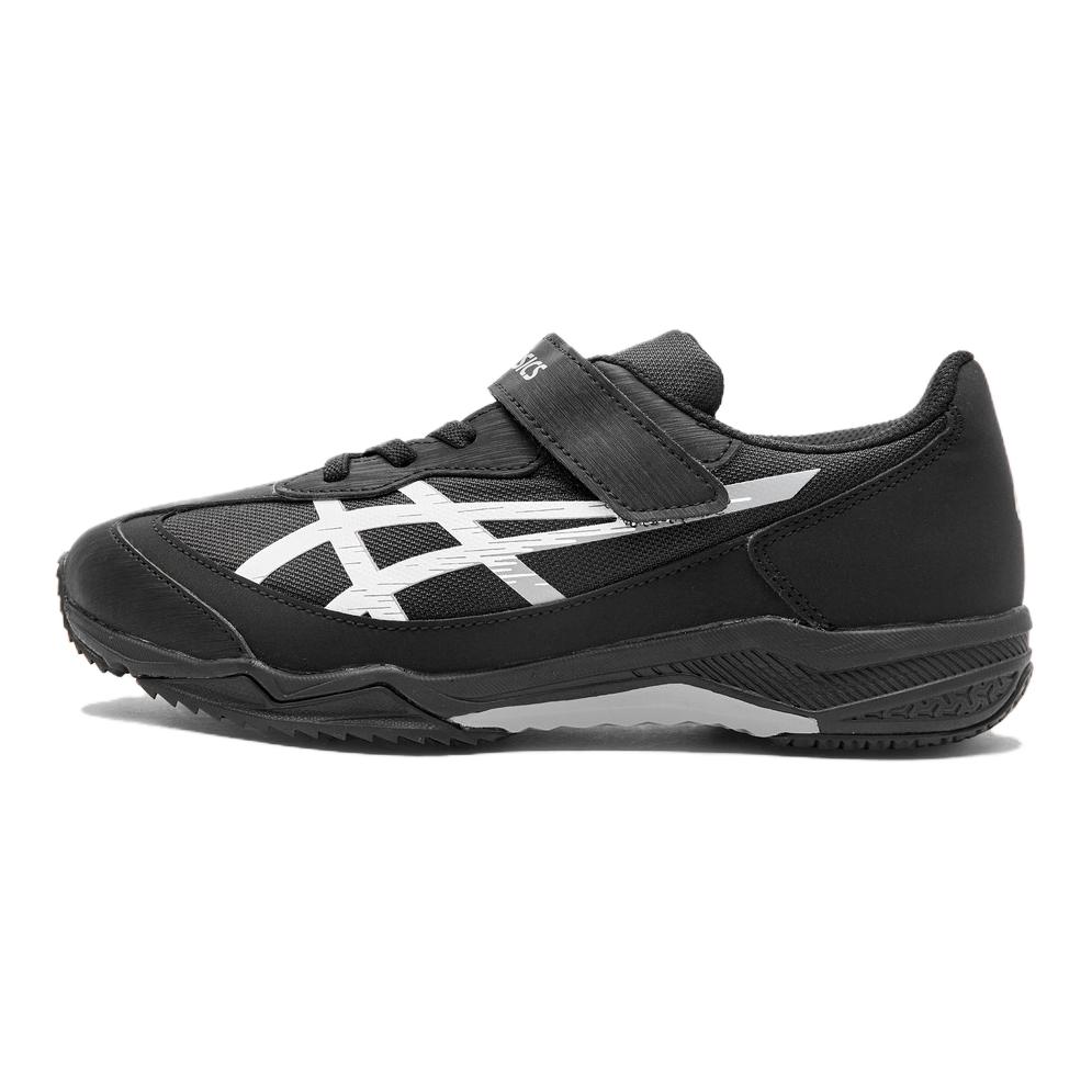 Asics Lazerbeam Synthetic Leather Fabric Comfortable Sports Low-Top Kids Running Shoes Kids Running Shoes Black 1154A183-001