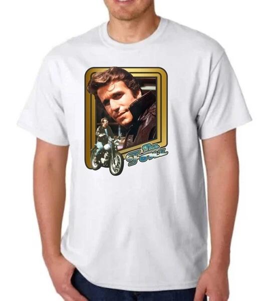

FONZIE THE FONZ T-T-shirt TEE HAPPY DAYS RETRO TV L