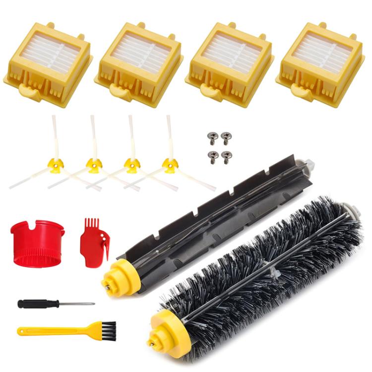 JUNSUNMAY 14pcs/Set Sweeper Replacement Parts Kit for iRobot Roomba 700 Series 14pcs/Set Replacement Parts Kit