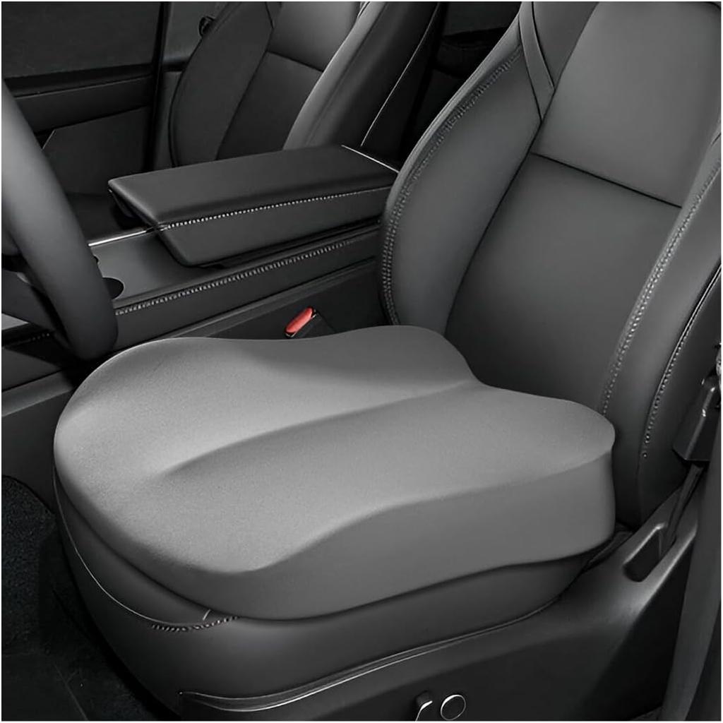 Car Seat Cushion, Comfort Ergonomic Memory Foam Seat Cushion for Tailbone Back Pain Relief, Breathable Car Cushion Suitable for Short People Driver