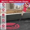 IMAYCC Vibrateur en Béton 1500W Puissant Vibreur avec Tige Vibrante 2M