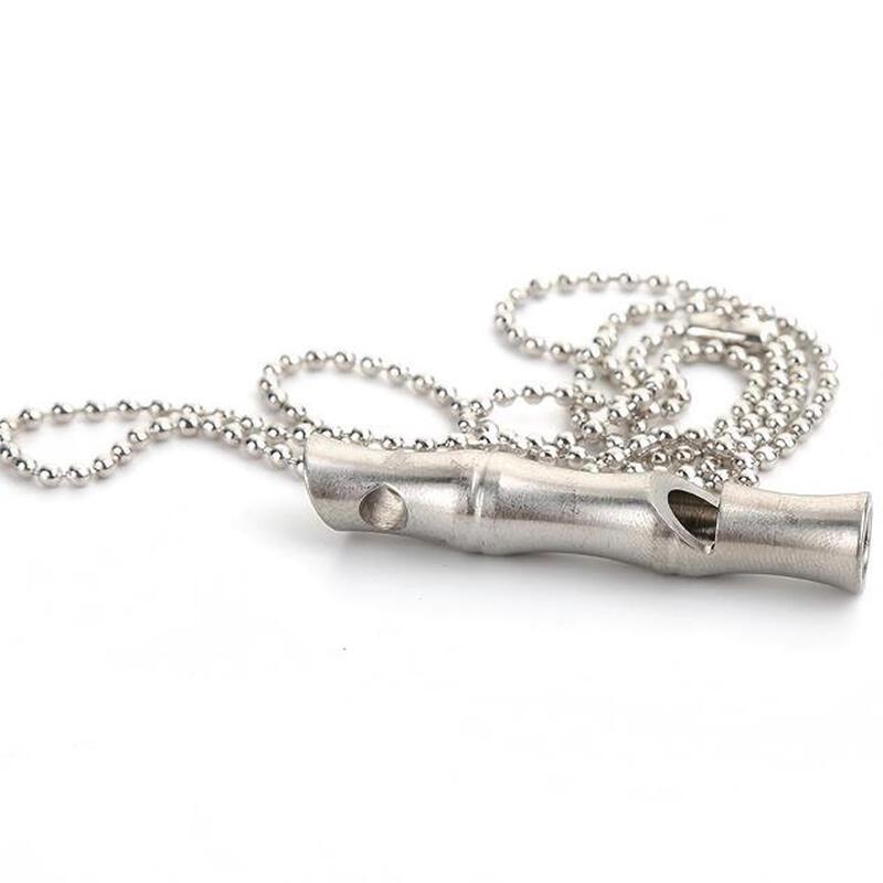 Brangdy Stainless Steel Survival Whistle 3-Pack