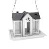 Bird Feeder House for Outside Mesh Wild Bird Feeder Large Capacity Weatherproof Bird Feeding Station Hanging for Garden Yard   Proof