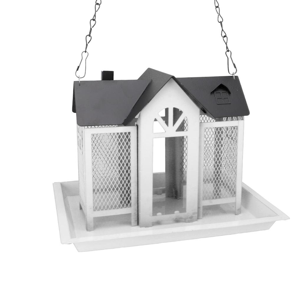 Bird Feeder House for Outside Mesh Wild Bird Feeder Large Capacity Weatherproof Bird Feeding Station Hanging for Garden Yard   Proof