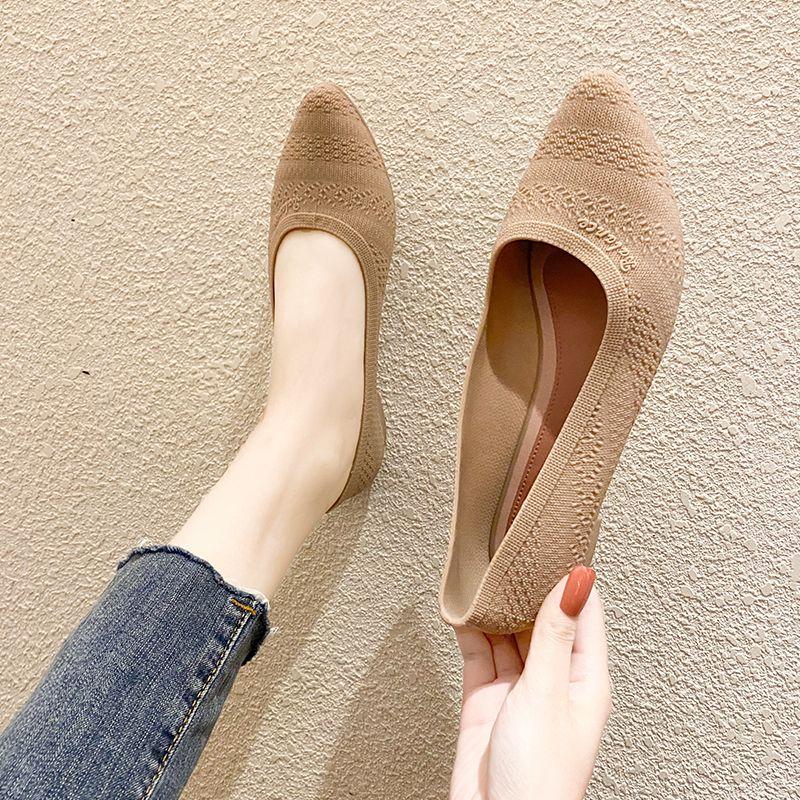 Pointed Sandals for Women Summer Fashion Non-slip Shoes Comfortable Soft Sole Work Shoes