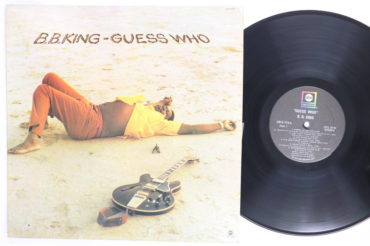 

Виниловая пластинка BB KING Guess Who ABCX759 ABC 1972 США Блюз Б/у