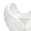 Angel Wings Planter, 3D Printed Decorative Flowerpot, White Feathered Wings Plant Pot for Succulents Small Plants