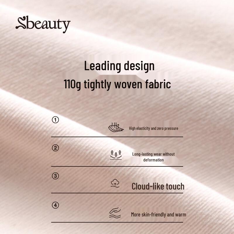 SBEAUTY Women's Seamless Body-Shaping Thermal Base Layer Set
