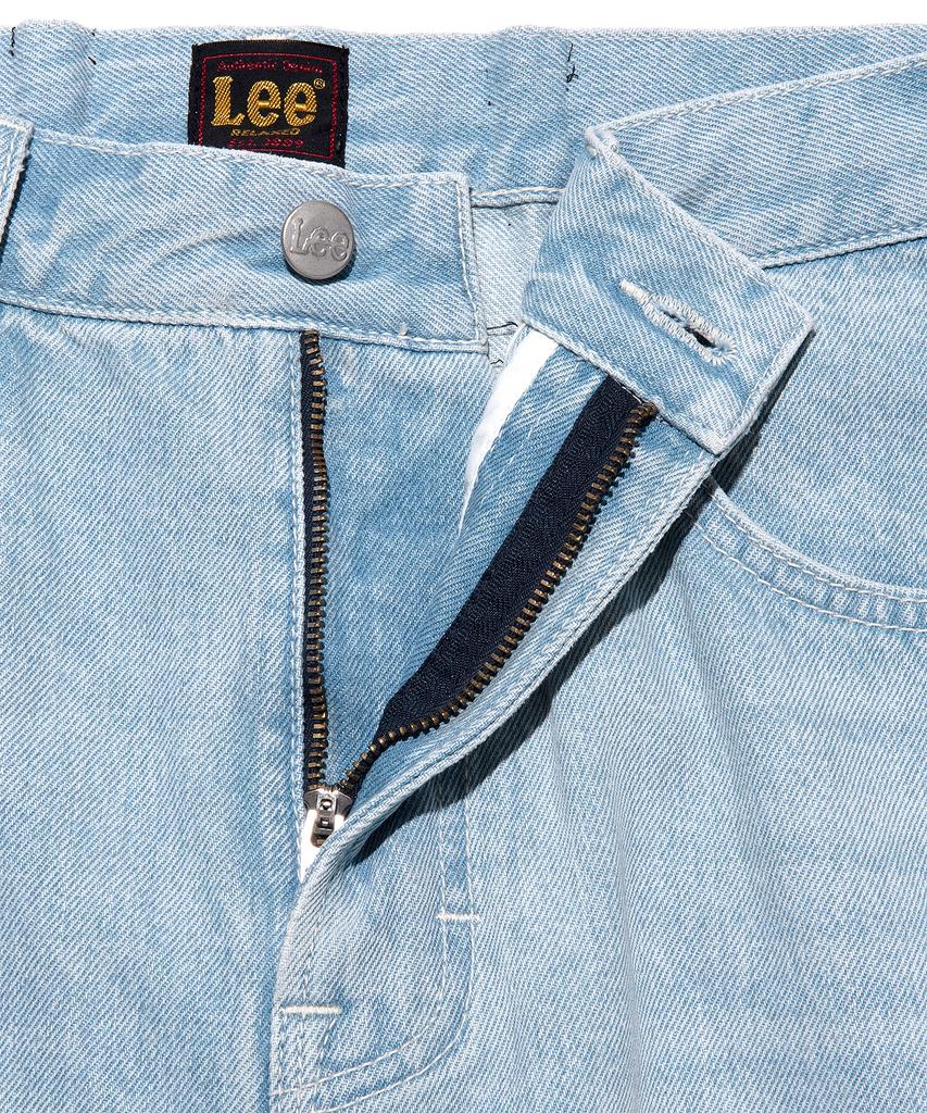 LEE Men Relaxed Fit Painting Denim Pants Indigo Light