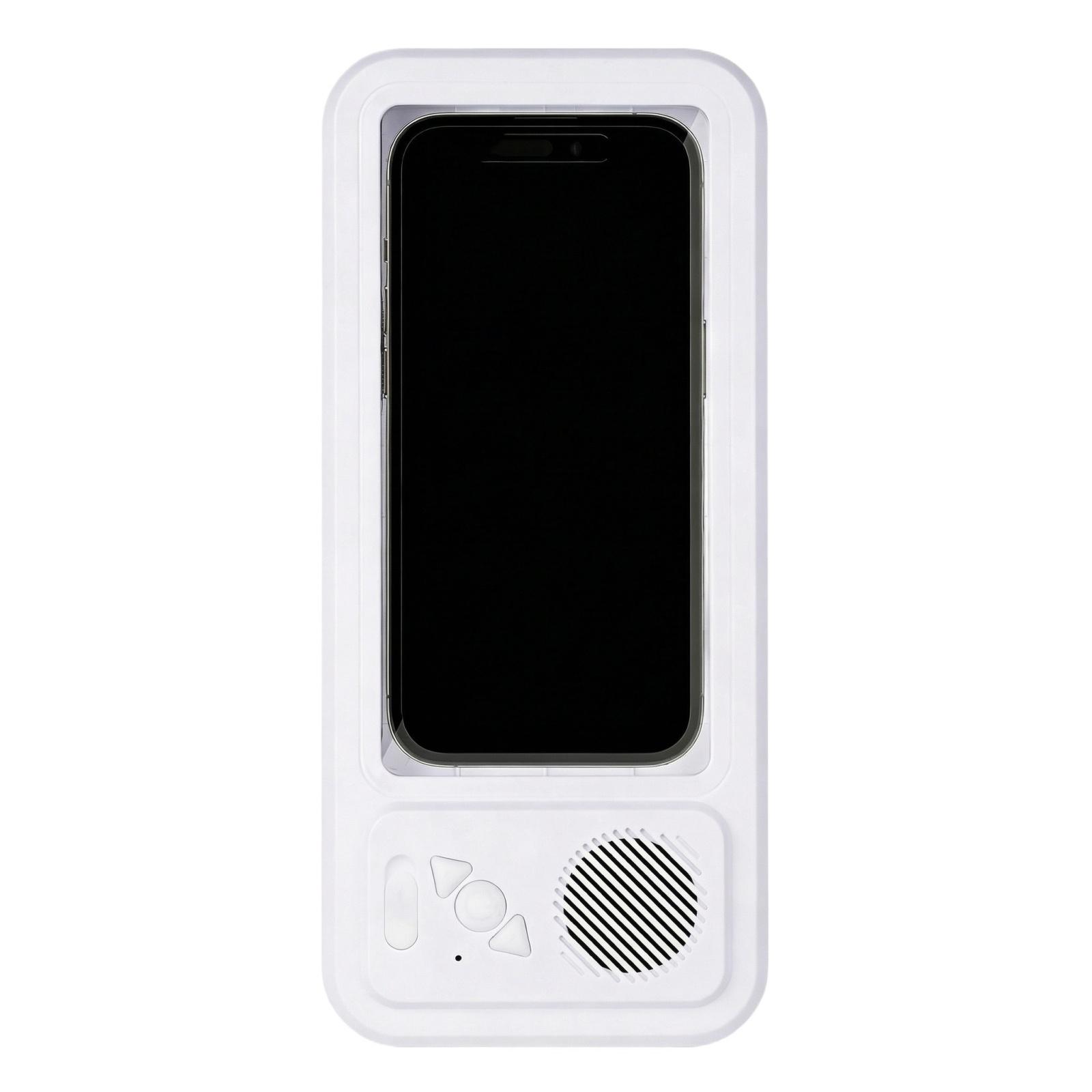 Bathroom Phone Case, Bluetooth Speaker, Audio Stand, Phone Holder, Screen Phone Case, Shower, Watch TV белый