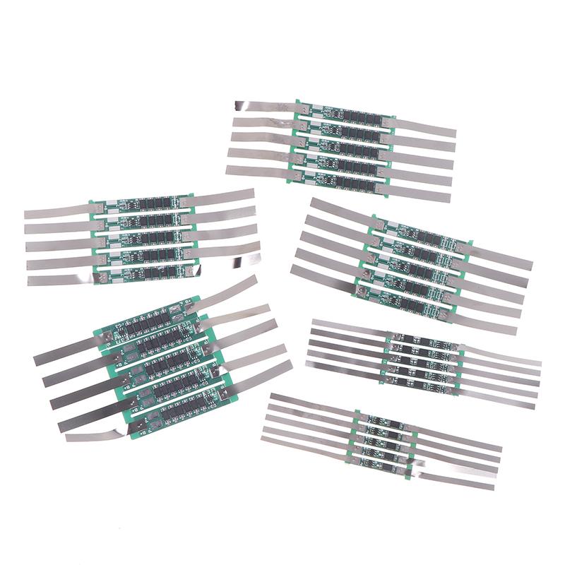5Pcs 2A 3A 4.5A 6A 7.5A 9A Bms Pcm Lithium Battery Protection Board With Nickel Strip Welding For 1S 3.2V Li-Ion Lithium Battery
