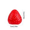 Simulated Strawberry Pinch Music, Novel Stress Relief Toy, Silicone Feel Stress Relief and Release Toy