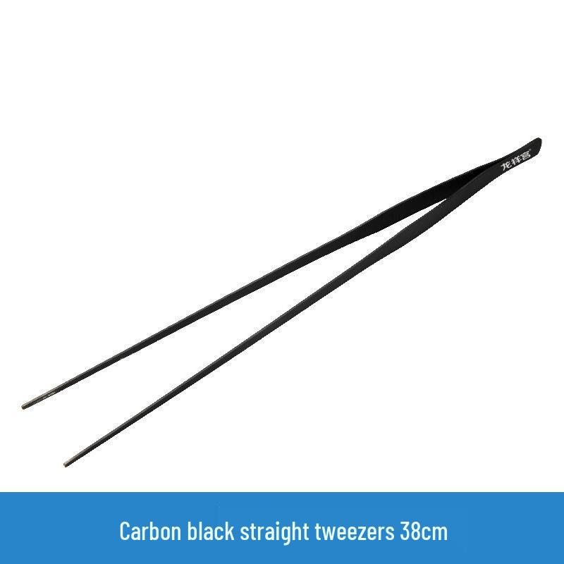 Longxiang Palace Aquarium Landscaping Set: Stainless Steel Tweezers, Feeding Tongs, and Wave Scissors for Aquatic Plants in Fish Tanks