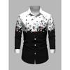Men's Long Sleeve Shirt Casual Shirt Clothing Fashion 3D Butterfly Print Long Sleeve Men's Fashion Clothing