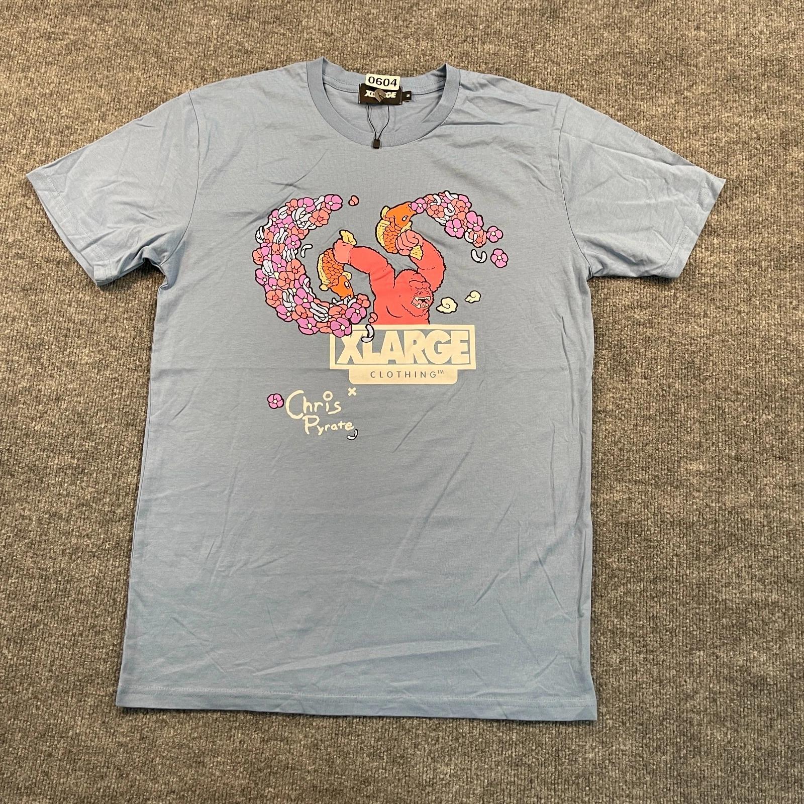 NWOT XLARGE Chris-Pyrate Gorilla Shirt Medium 20x28 Blue 3XL